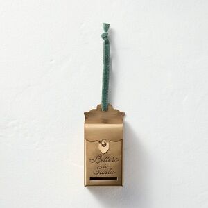 NWT Hearth and Hand ‘Letters to Santa' mailbox ornament